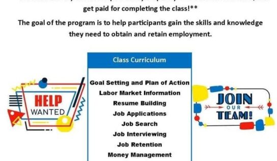 FREE Job Readiness Class begins in Prattville July 5; Qualified can be Paid for Completion