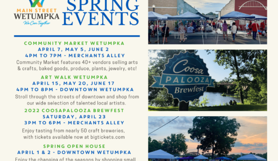 Check out these fun activities coming up tonight in Wetumpka; See Upcoming Events