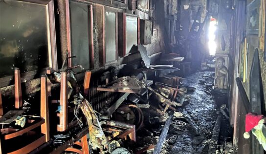 ‘Uncle Mick’s’ shows devastation after Fire, other areas Untouched; ‘We Will Get it Done,’ Owner says