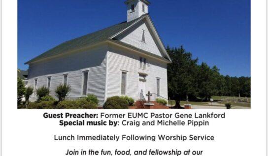 Equality United Methodist Church Celebrates 135th Annual Homecoming September 11 