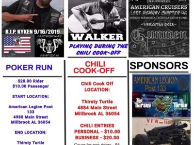 Kyken’s Memorial Scholarship Run, Chili Cook-Off is Oct. 1