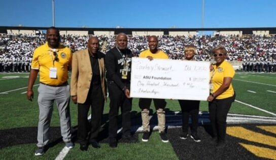 ASU Alumni Courtney Stewart Donates $100,000 to Alabama State University