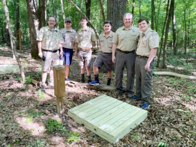 Eagle Scout Brett Westhauser, of Troop 4, Completes Project for Alabama Nature Center in Millbrook
