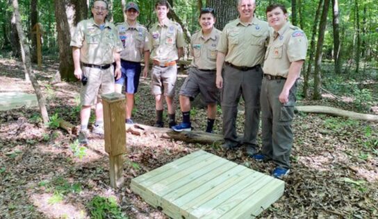 Eagle Scout Brett Westhauser, of Troop 4, Completes Project for Alabama Nature Center in Millbrook