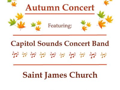 Capitol Sounds Concert Band presents ‘Sounds of Autumn Concert’ Oct. 23