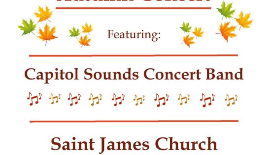 Capitol Sounds Concert Band presents ‘Sounds of Autumn Concert’ Oct. 23