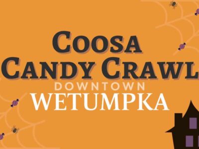 The Coosa Candy Crawl is coming to Downtown Wetumpka Oct. 27!