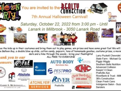 FREE Halloween Carnival at Alabama Wildlife Federation of Millbrook Saturday; Hosted by Realty Connection