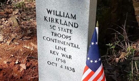 Special Recognition Event for Revolutionary War Soldier William Kirkland Planned