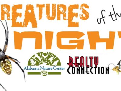 Creatures of the Night Event is FREE Oct 22 at Alabama Nature Center of Millbrook