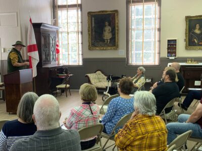 Author Wil Elrick visits with Elmore County Historical Society for Spooky Fun