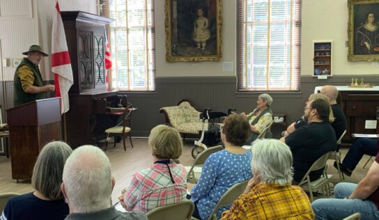 Author Wil Elrick visits with Elmore County Historical Society for Spooky Fun