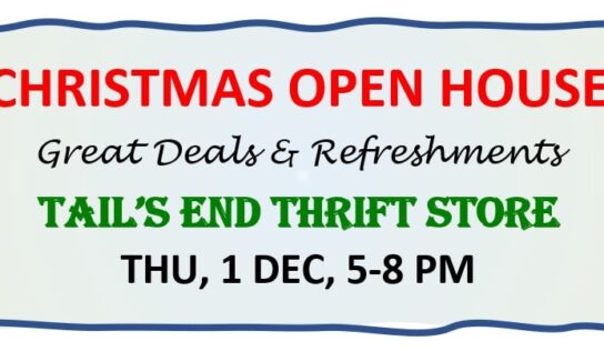 Giving Tuesday: Remember the HSEC; on Dec. 1 you are Invited to the Christmas Open House