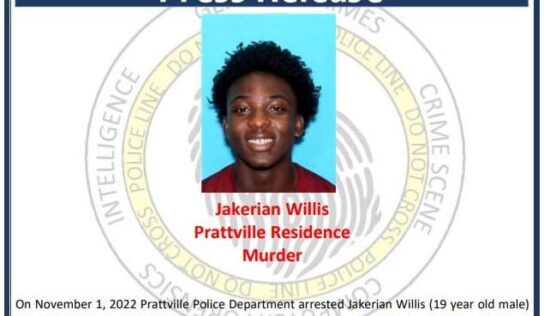 Jakerian Willis in custody related to Prattville Murder