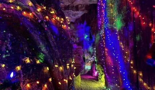 Great Christmas Family Time awaits at Rickwood Caverns State Park in Warrior, Alabama!