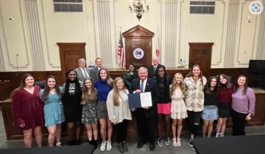 PCA Volleyball Team Recognized During Elmore County Commission Meeting