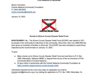 <strong>With Third Round of Storms, donations are Needed for Disaster Relief Fund</strong>