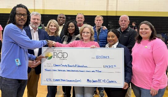 VEX IQ Slap Shot Challenge held at Wetumpka High School with $24,343 grant Presentation