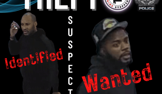 Prattville – Police Identify Suspect Involved in Felony Retail Theft – One Suspect Still at Large