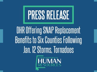 DHR Offering SNAP Replacement Benefits to Six Counties Following Jan. 12 Storms, Tornadoes