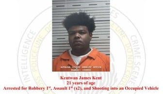 Kentwan Kent arrested in Prattville for Robbery, Assault, other charges