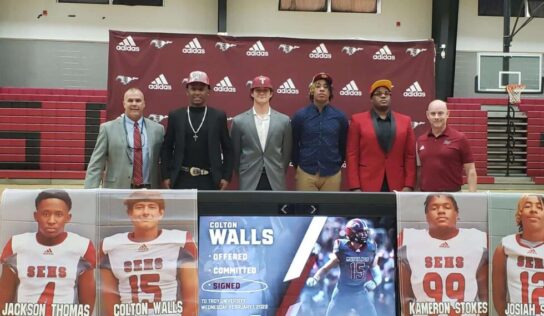 SEHS Football players take part in National Signing Day to play at College Level