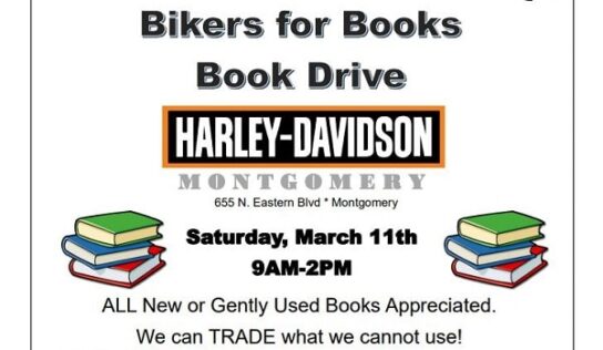 Have books to donate? Annual Bikers for Books Drive is Saturday; Donations Needed