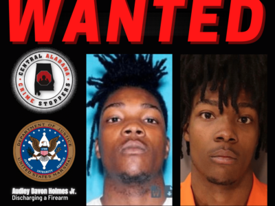 Marshals Seek Audley Davon Holmes Jr.; Reward Offered for Information