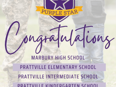 Five Autauga County Schools Earn 2023 Purple Star School Designation