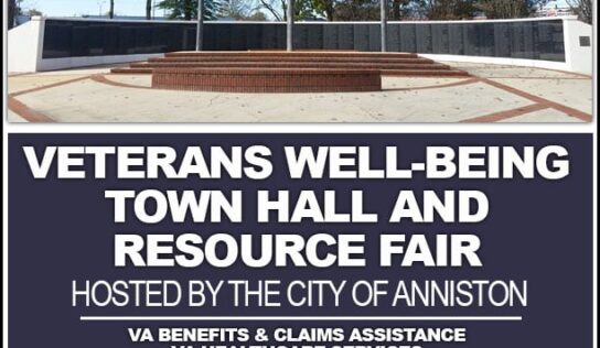 Alabama’s Challenge and City of Anniston to Host Veterans Well-Being Town Hall and Resource Fair