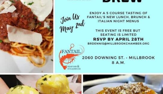 RSVP Now for Morning Brew at Fantail Restaurant