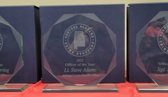 Autauga County Deputies named Officers of the Year by CrimeStoppers