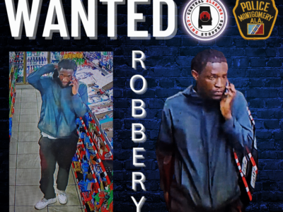 Montgomery – Police Seeking Information Regarding Business Robbery – Cash Reward Offered