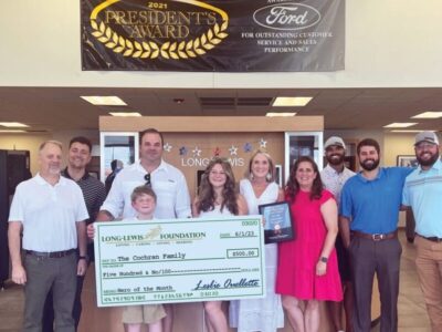 Cochran Family named Long-Lewis Hero of the Month of May