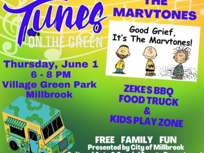Millbrook Tonight: Tunes on the Green FREE Concert begins at 6 p.m.