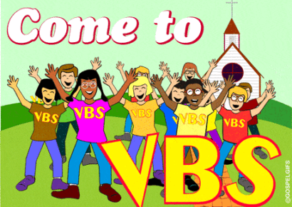 Calendar of Events for area Vacation Bible Schools