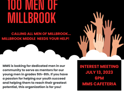 Millbrook Middle to host ‘100 Men of Millbrook’ Program