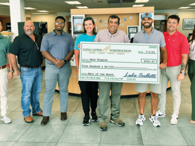 Gary Wiggins is Long-Lewis Hero of the Month for June