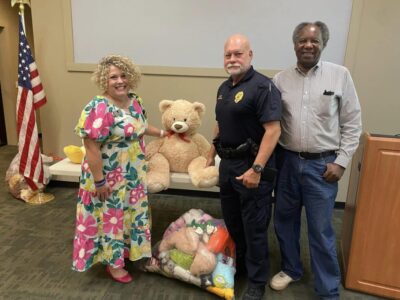 Prattville-Millbrook Sunrise Rotary Club takes part in Teddy Bear Patrol Service Project