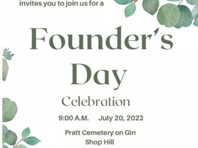 Founder’s Day will be held in Prattville July 20 to honor Pratt’s 224th Birthday