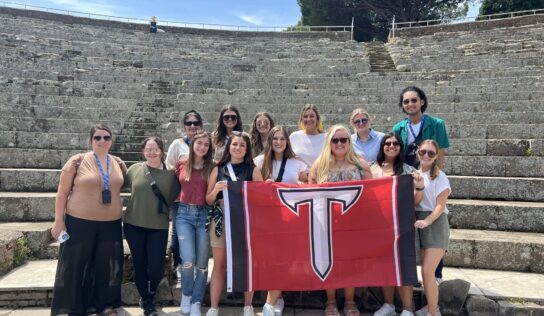 Troy University students from our Area study abroad during 2022-23 school year