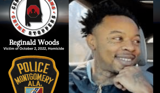 Montgomery Police Seeking Information in October 2022 Murder – $1,000.00 Cash Reward Offered