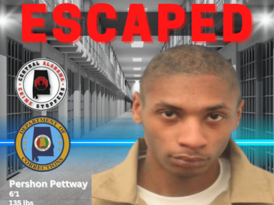 DOC Seeks information on Escaped Prisoner Pershon Pettway