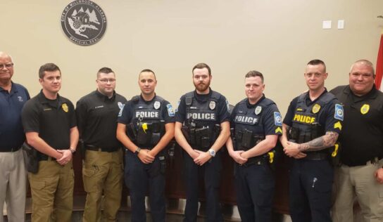 Millbrook Police Officers Recognized, Promoted at City Council meeting Tuesday