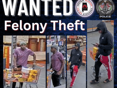 Prattville – Theft of Property 3rd Degree Investigation – Cash Reward Offered