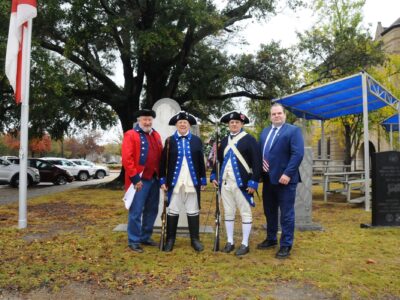 American Legion post 122 braves inclement weather for Veterans Day ceremony
