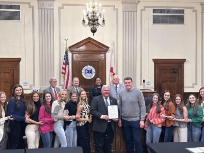 Elmore County Commission recognizes Edgewood Academy Volleyball Champions with Resolution