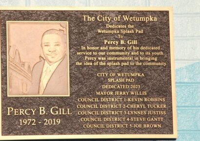 Wetumpka Splash Pad Dedication honors, remembers Percy Gill’s service, vision