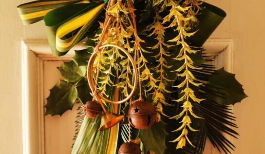 Holiday Decorating with Backyard Greenery