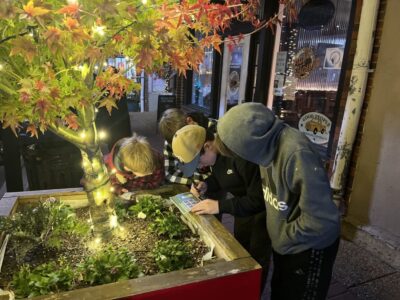 Third annual Nativity Scavenger Hunt brings electric Christmas spirit